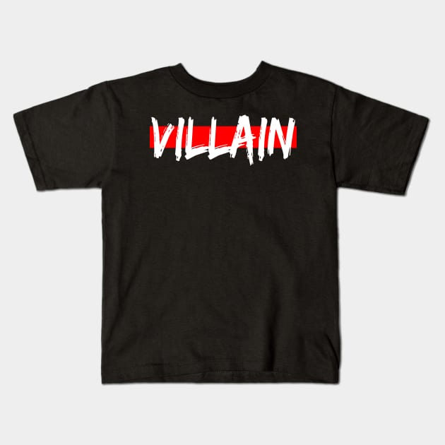 villain Kids T-Shirt by Gsweathers